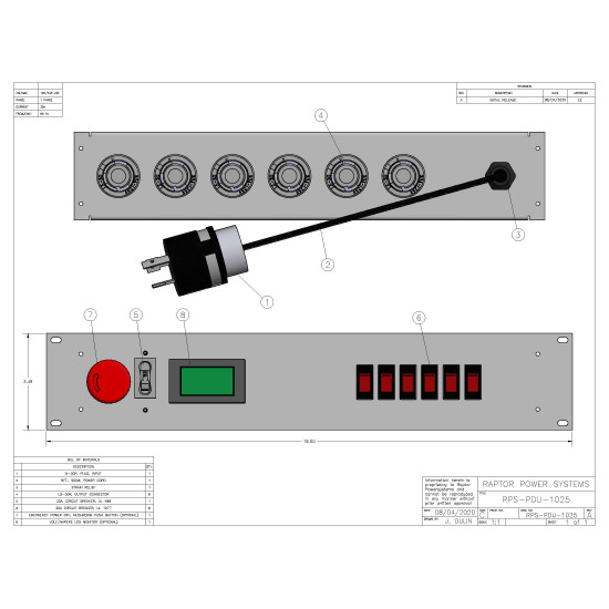 30A 2U PDU w/L5-30