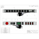 1U MIL SPEC PDU, 30A, L5-30P Input, 8 x 5-15R, TAA Compliant